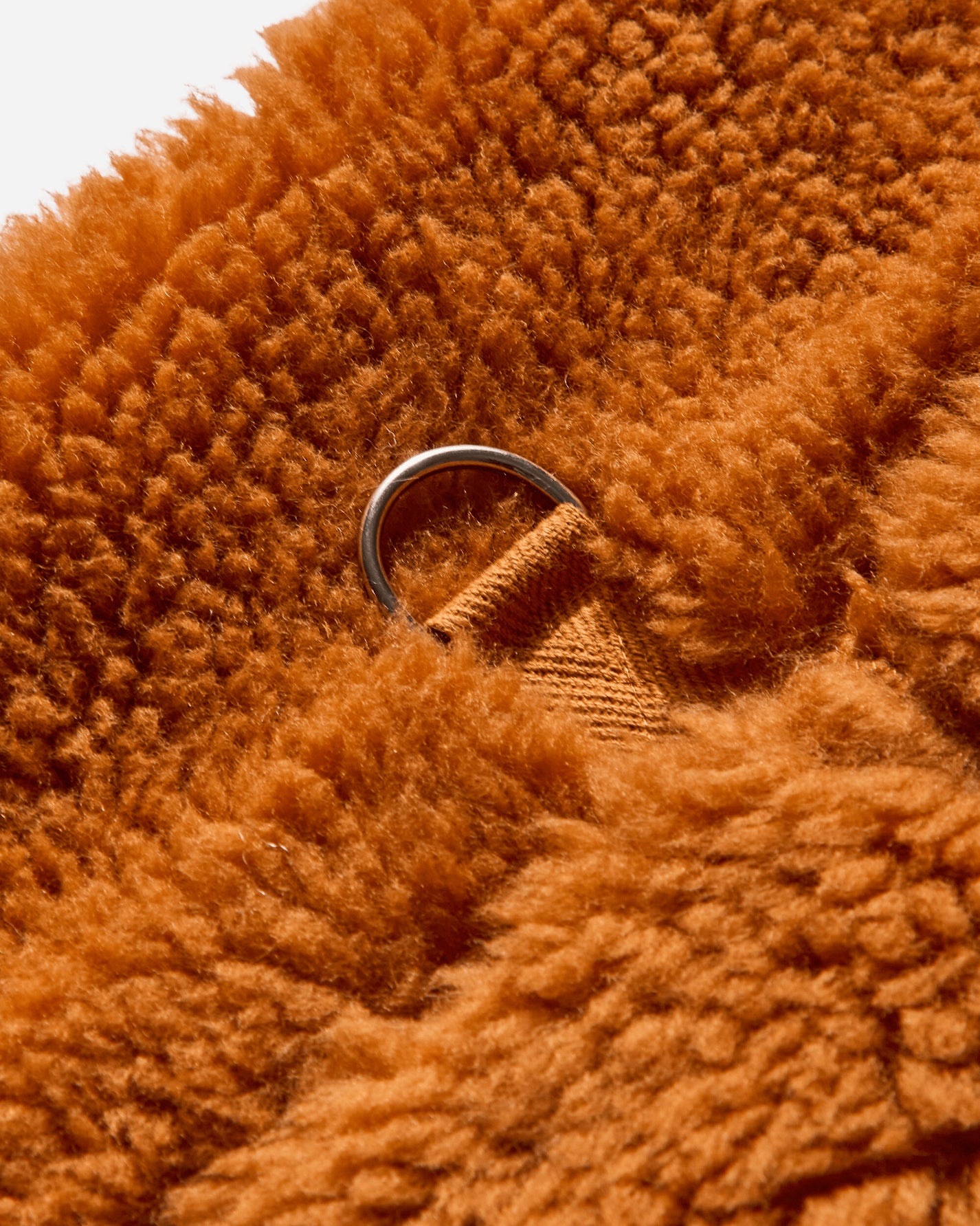 sacai Faux Shearling Blouson Orange/Khaki Coats and Jackets Fleece Jackets 25-03854M 858