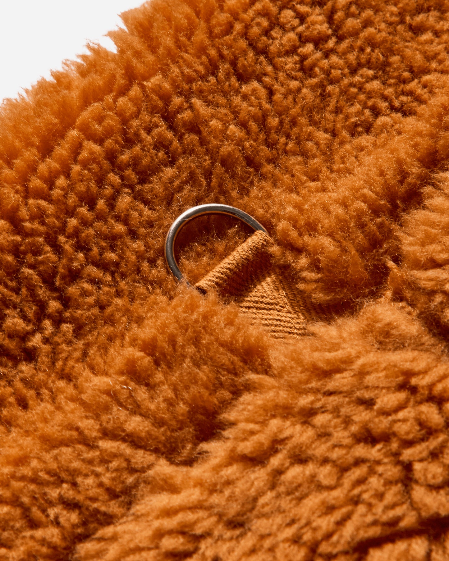 sacai Faux Shearling Blouson Orange/Khaki Coats and Jackets Fleece Jackets 25-03854M 858