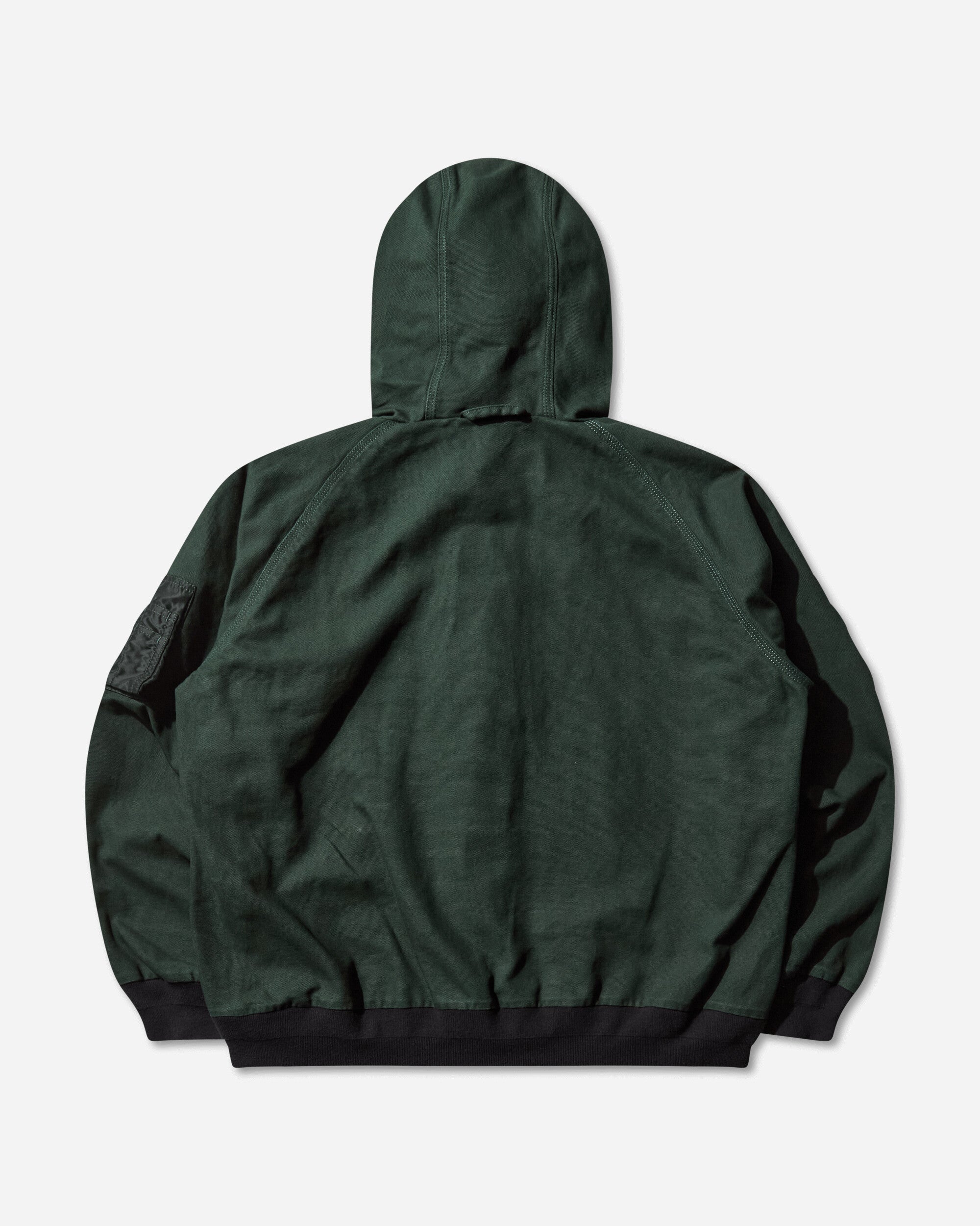 Men's Carhartt WIP Washed Duck Hooded Blouson Green – Slam Jam®