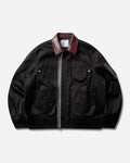 sacai Cotton Chino Blouson Black Coats and Jackets Jackets 26-04031M 001