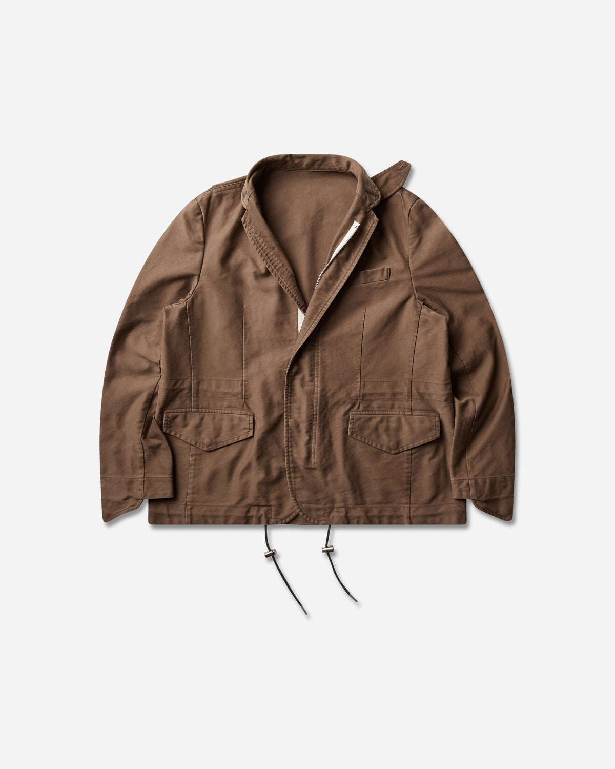 sacai Sueded Cotton Jacket Brown Coats and Jackets Jackets 26-04091M 601