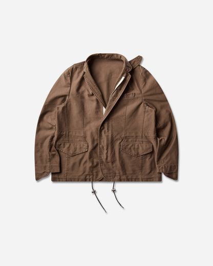 sacai Sueded Cotton Jacket Brown Coats and Jackets Jackets 26-04091M 601