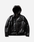 sacai Leather Blouson Black Coats and Jackets Leather Jackets 26-04051M 001