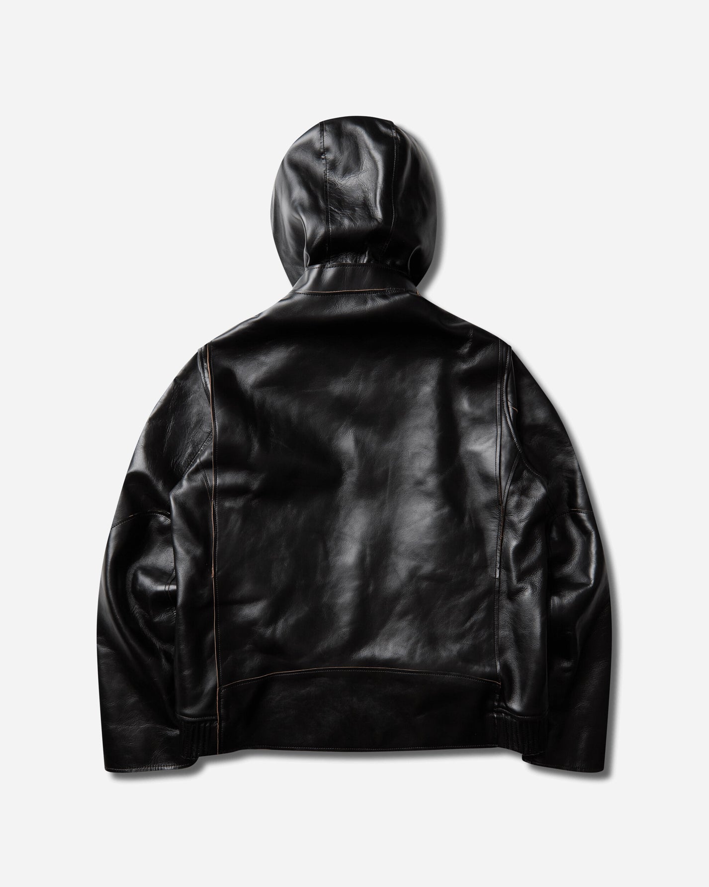 sacai Leather Blouson Black Coats and Jackets Leather Jackets 26-04051M 001