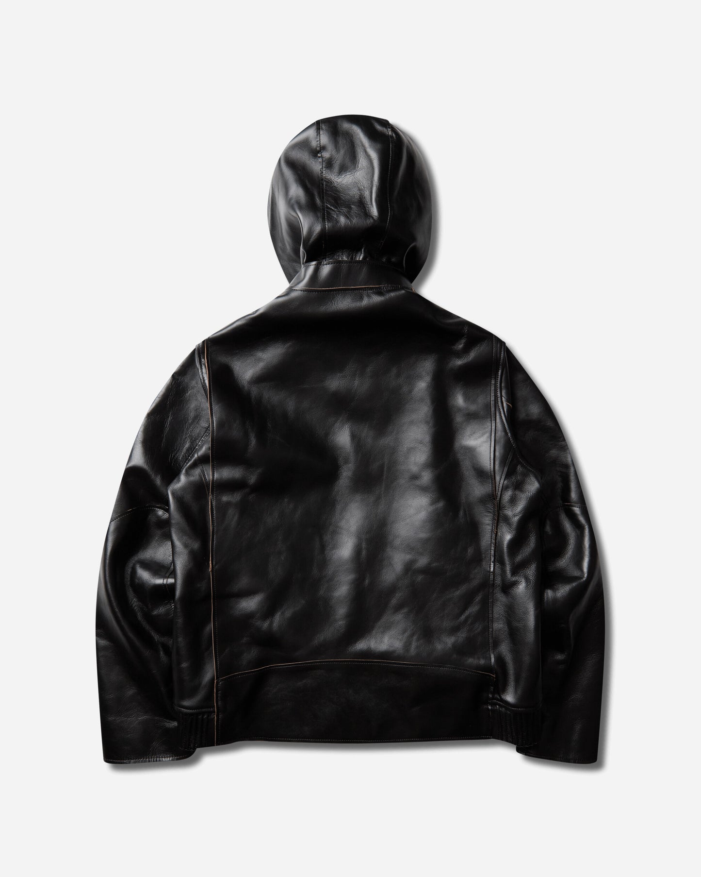 sacai Leather Blouson Black Coats and Jackets Leather Jackets 26-04051M 001