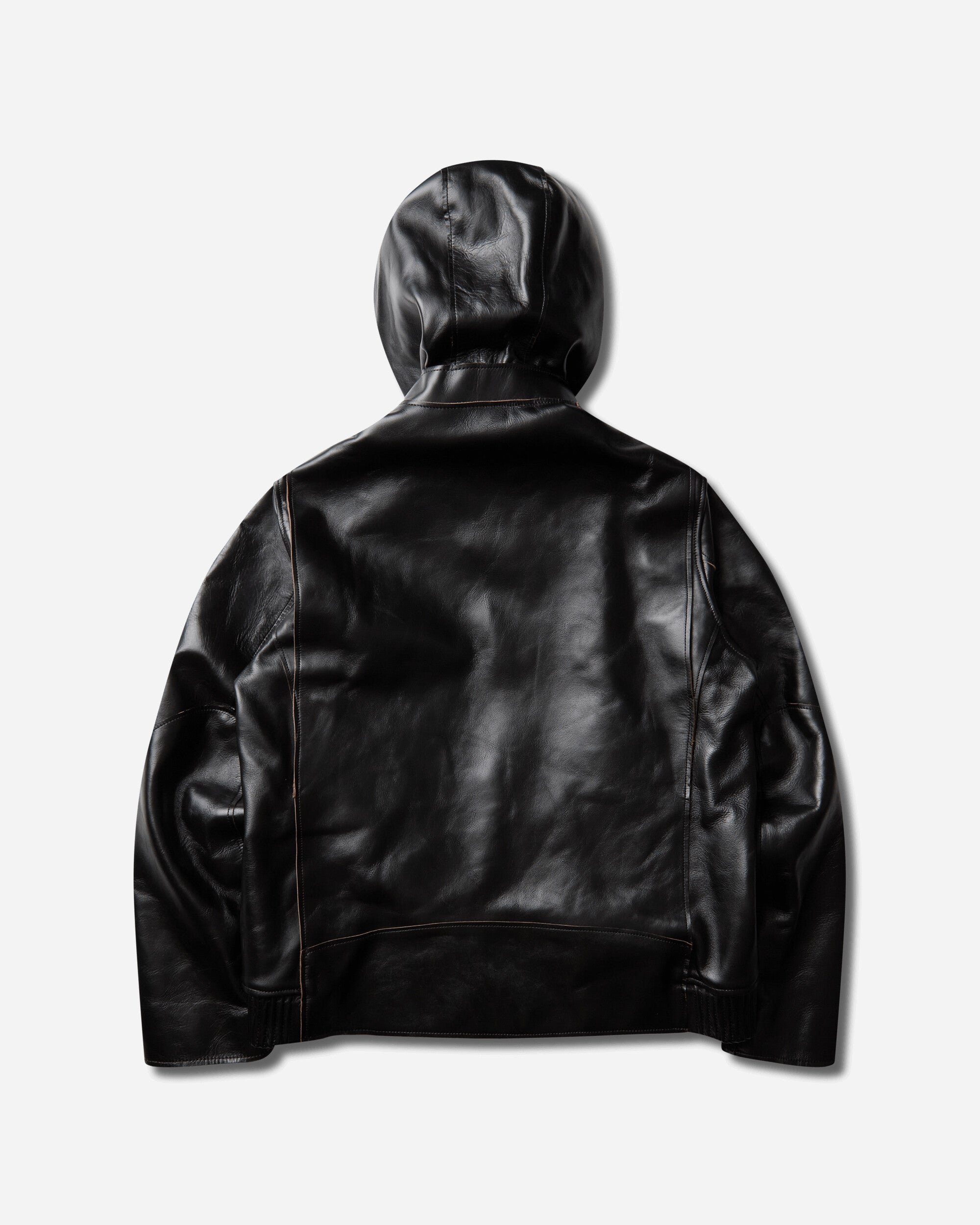 sacai Leather Blouson Black Coats and Jackets Leather Jackets 26-04051M 001