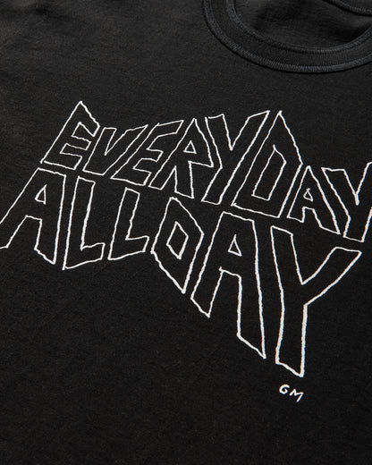 sacai Geoff Sacai  Print L S T-Shirt Black T-Shirts Longsleeve 26-01122S 001