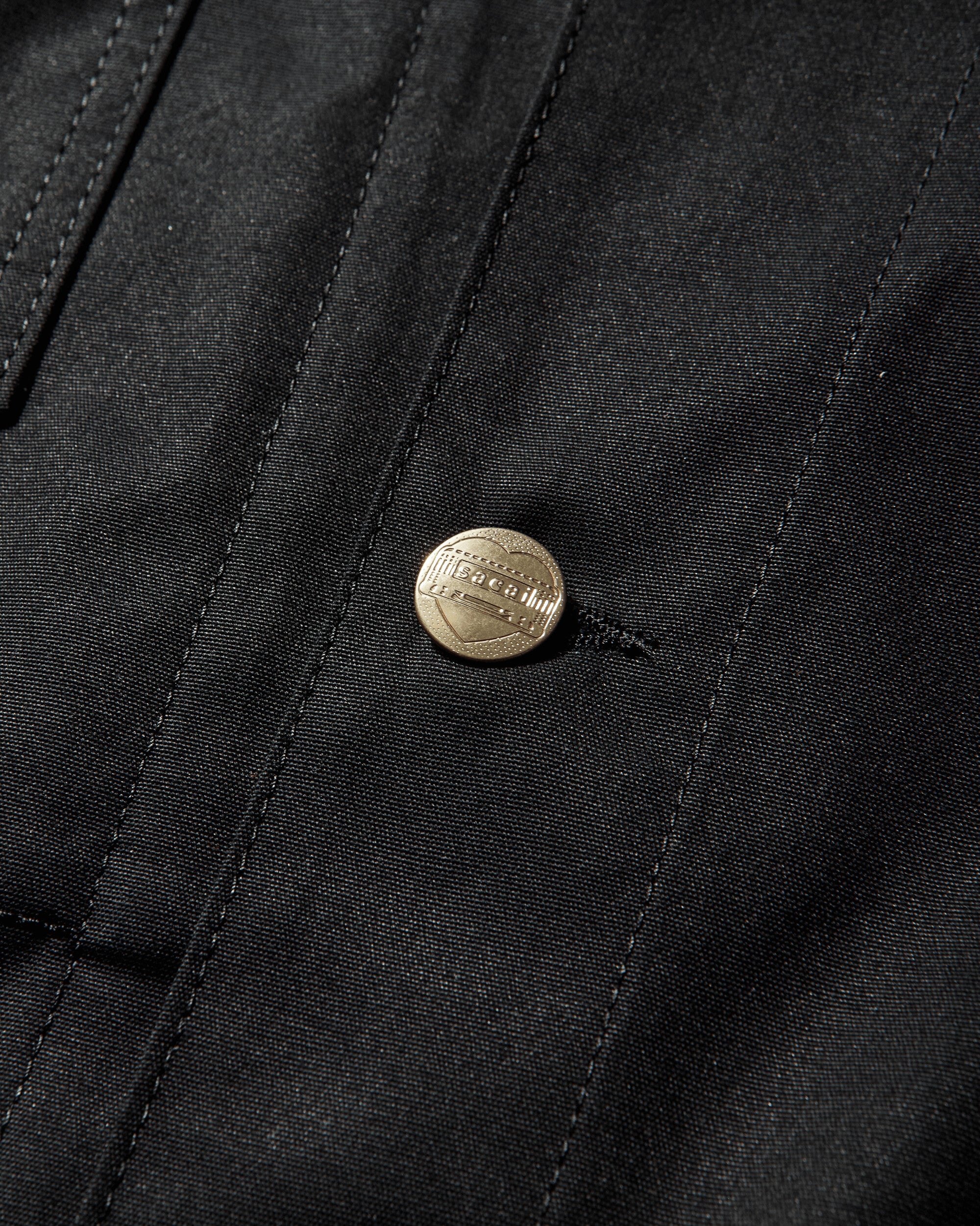 sacai Carhartt Wip Duck Shirt Black Shirts Longsleeve Shirt 26-03991M 001