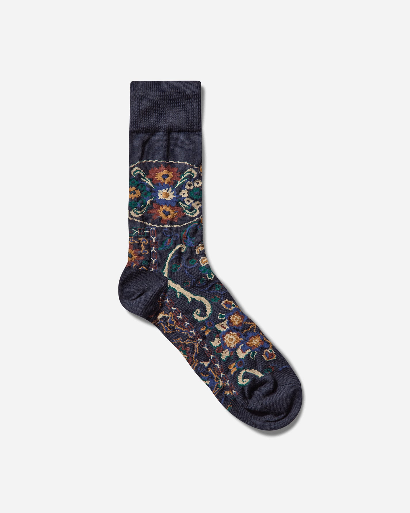 sacai Floral Socks Navy Underwear Socks 25-01046S 201