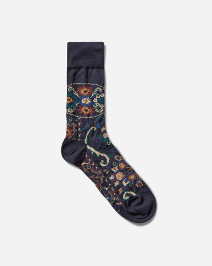 sacai Floral Socks Navy Underwear Socks 25-01046S 201