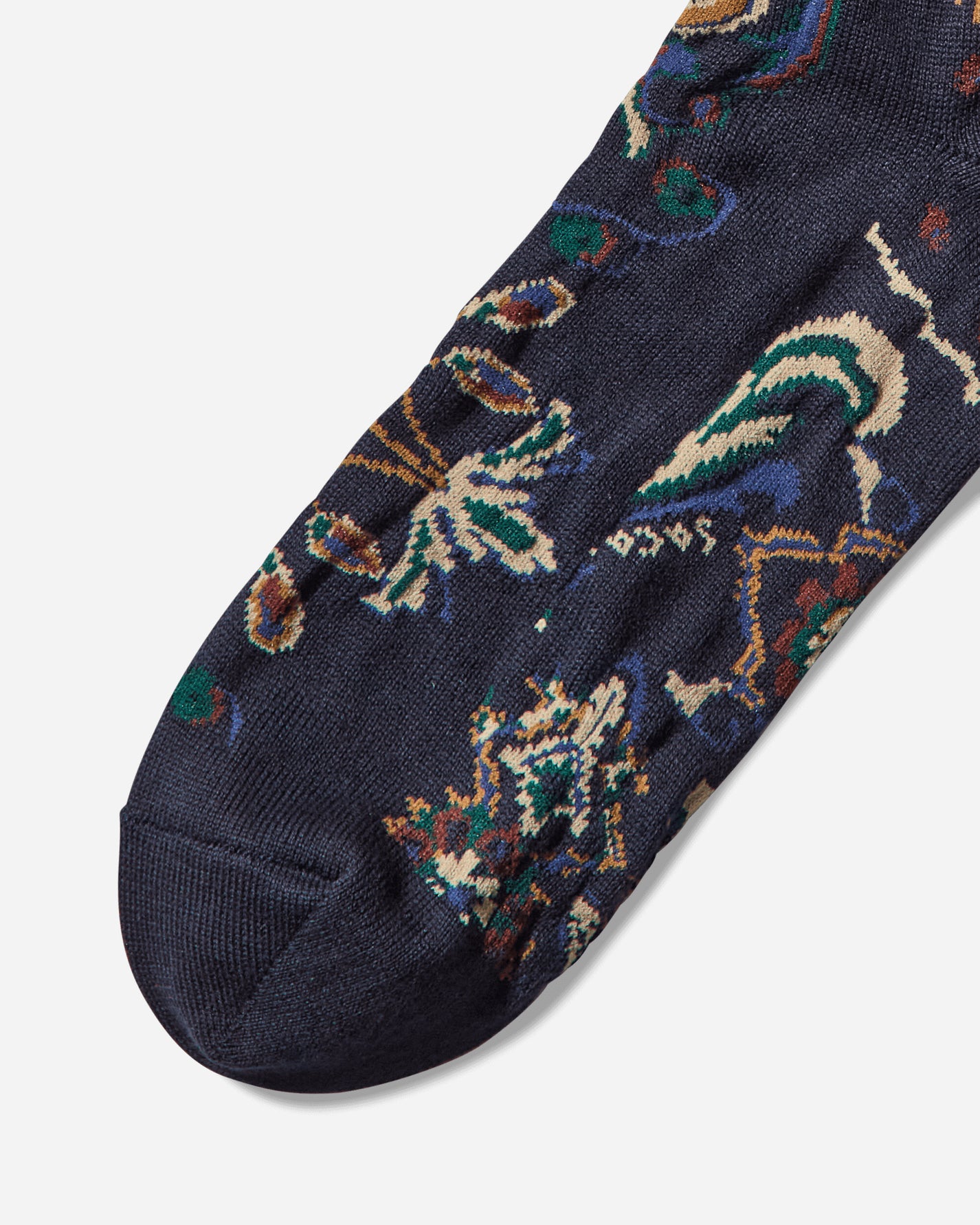 sacai Floral Socks Navy Underwear Socks 25-01046S 201