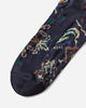sacai Floral Socks Navy Underwear Socks 25-01046S 201