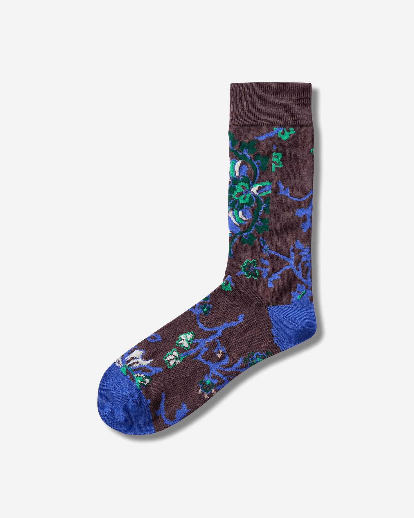 sacai Floral Socks Brown Underwear Socks 26-01176S 601