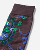 sacai Floral Socks Brown Underwear Socks 26-01176S 601