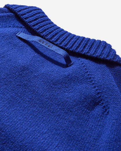 sacai Wool Knit Pullover Blue Knitwears Sweaters 25-03834M 401