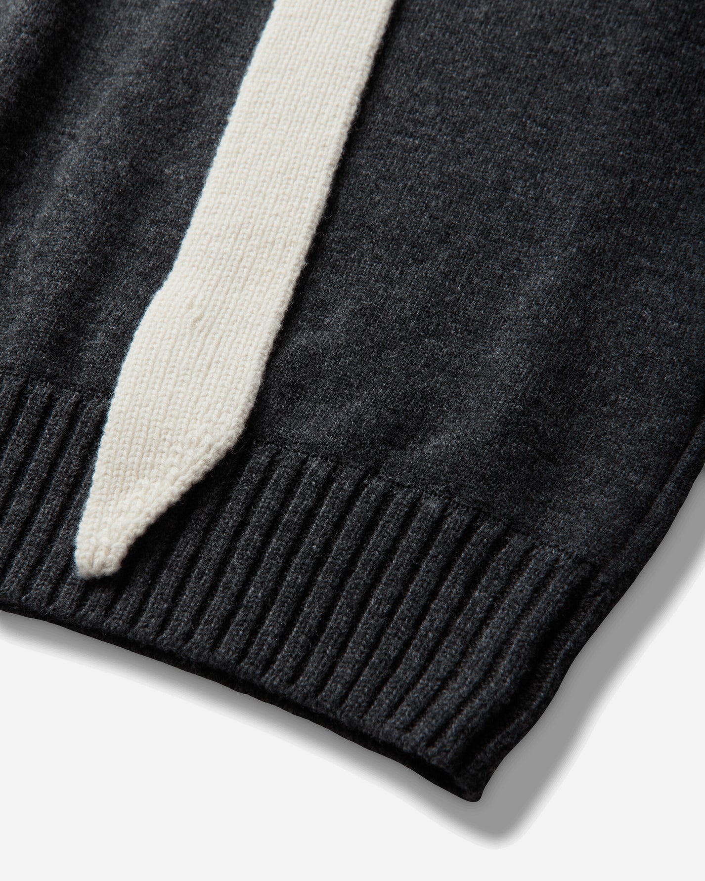 sacai Wool Knit Pullover Grey/Off White Knitwears Sweaters 26-04069M 304