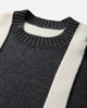 sacai Wool Knit Pullover Grey/Off White Knitwears Sweaters 26-04069M 304