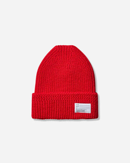 visvim Knit Beanie (Wool) Red Hats Beanies 0125203003010 2