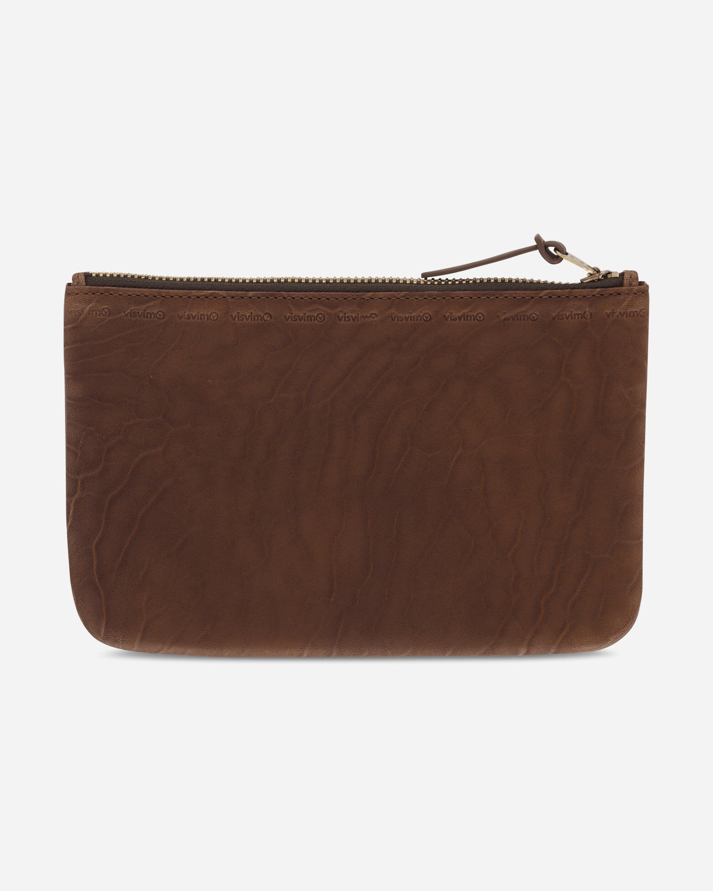 visvim Leather Travel Pouch Brown Bags and Backpacks Pouches 0125203003027 1