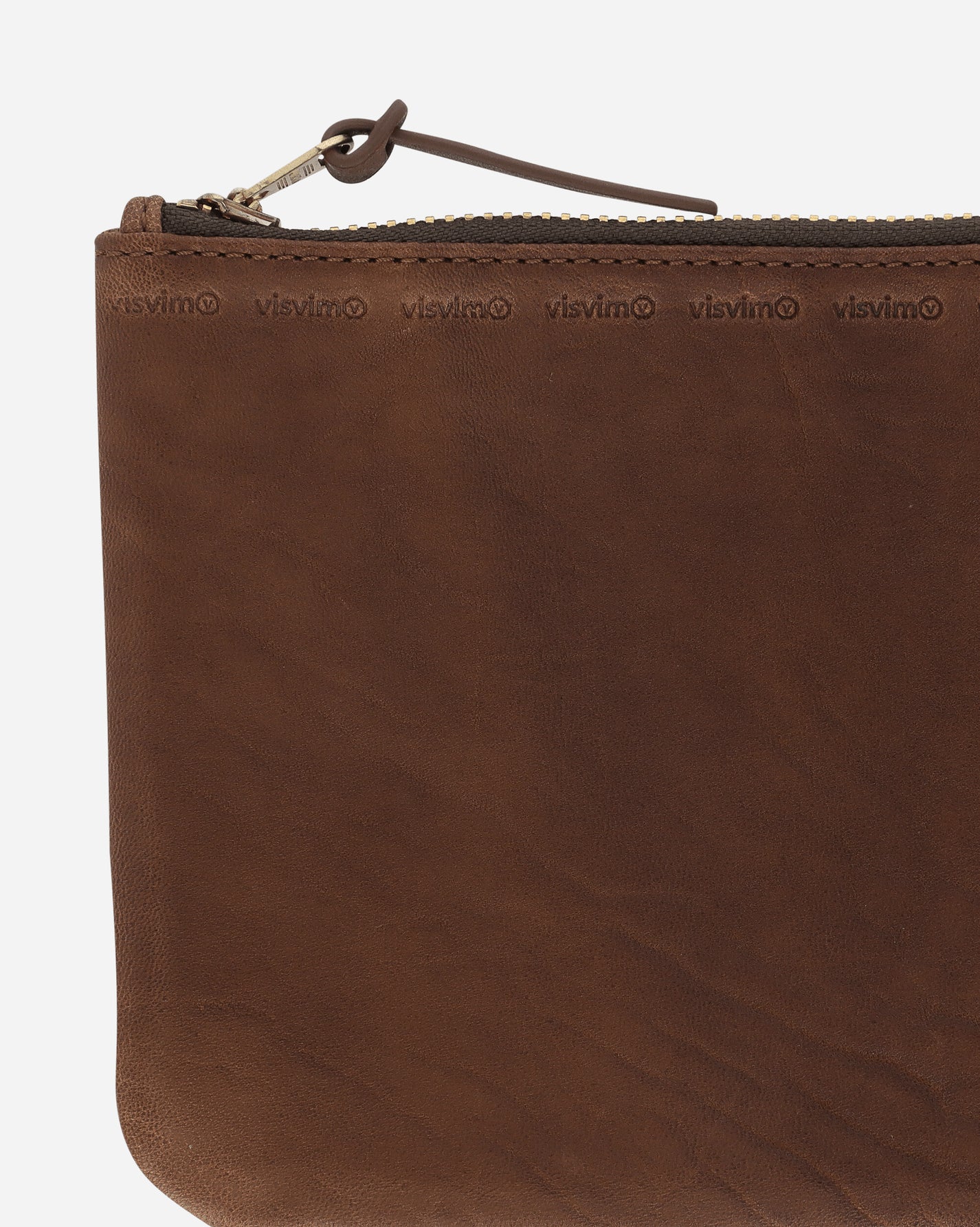 visvim Leather Travel Pouch Brown Bags and Backpacks Pouches 0125203003027 1