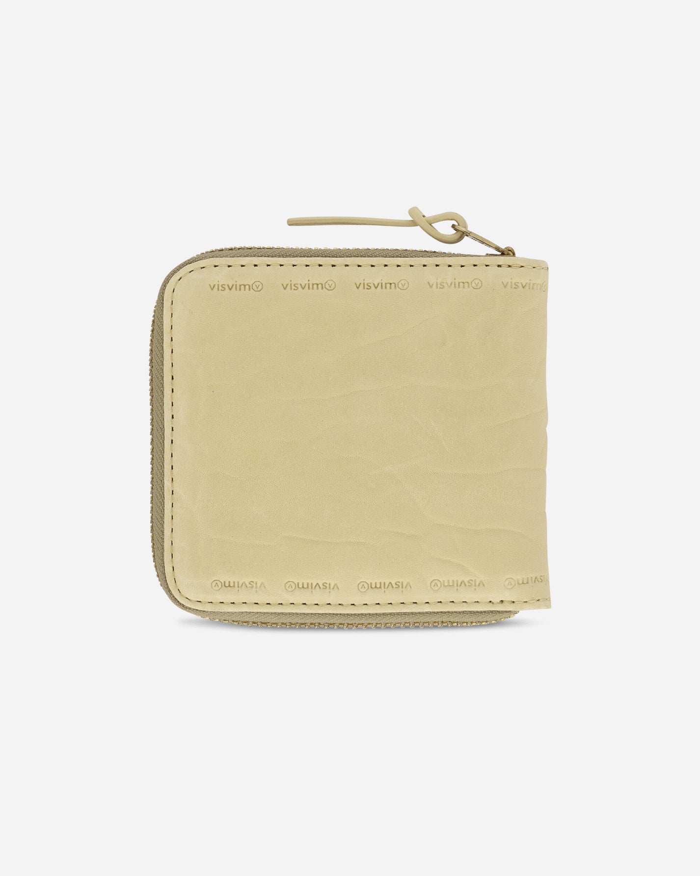 visvim Leather Bi-Fold Wallet Beige Wallets and Cardholders Zip Wallets 0125203003028 2