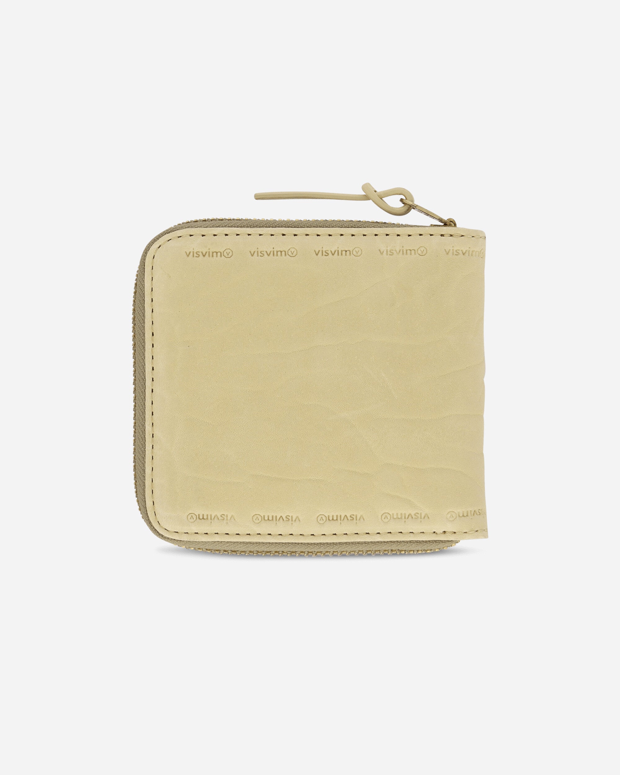 visvim Leather Bi-Fold Wallet Beige Wallets and Cardholders Zip Wallets 0125203003028 2