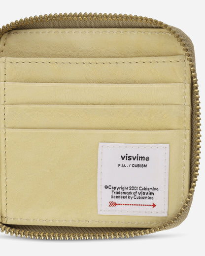 visvim Leather Bi-Fold Wallet Beige Wallets and Cardholders Zip Wallets 0125203003028 2