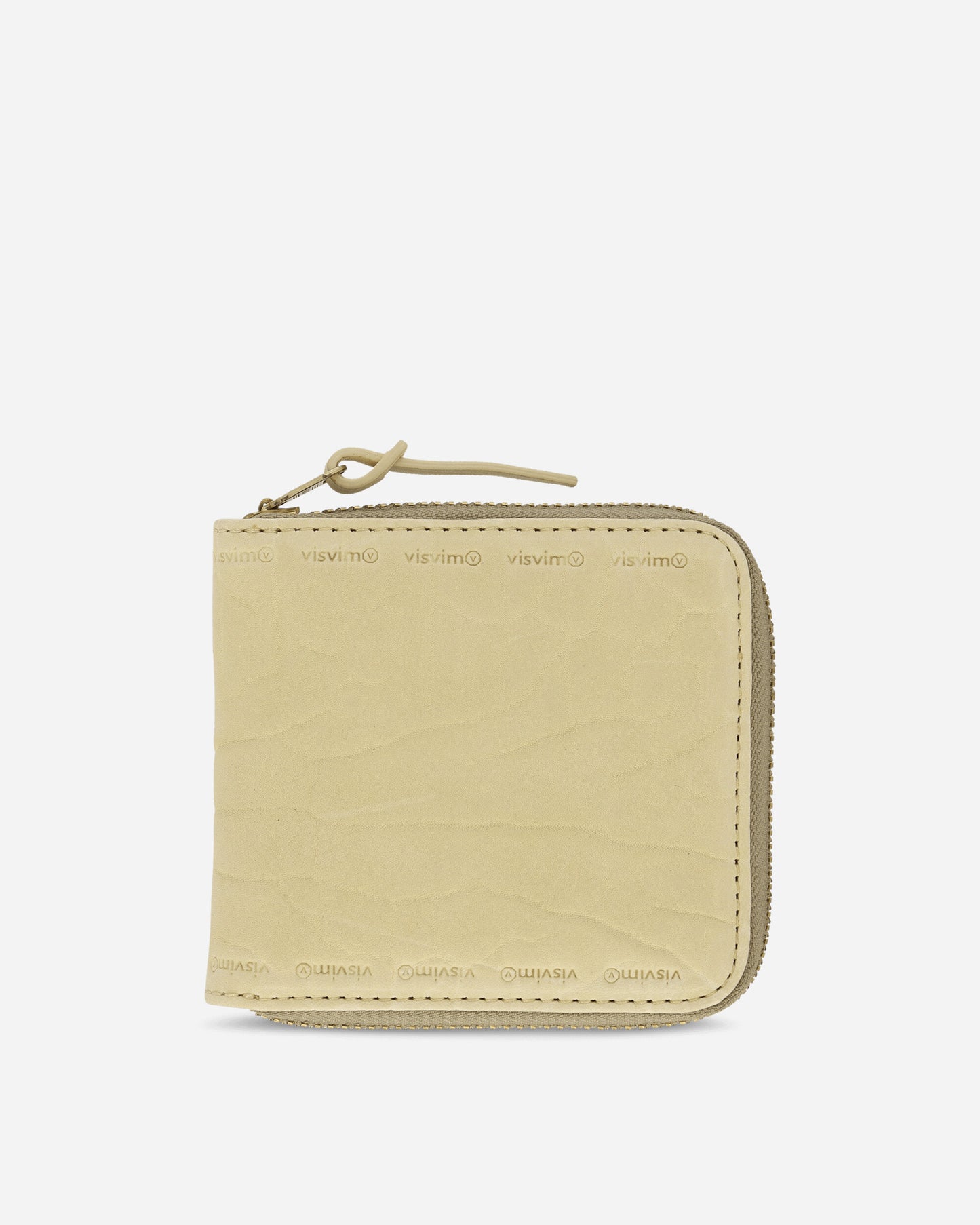 visvim Leather Bi-Fold Wallet Beige Wallets and Cardholders Zip Wallets 0125203003028 2