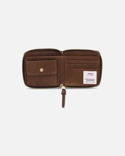 visvim Leather Bi-Fold Wallet Brown Wallets and Cardholders Zip Wallets 0125203003028 1