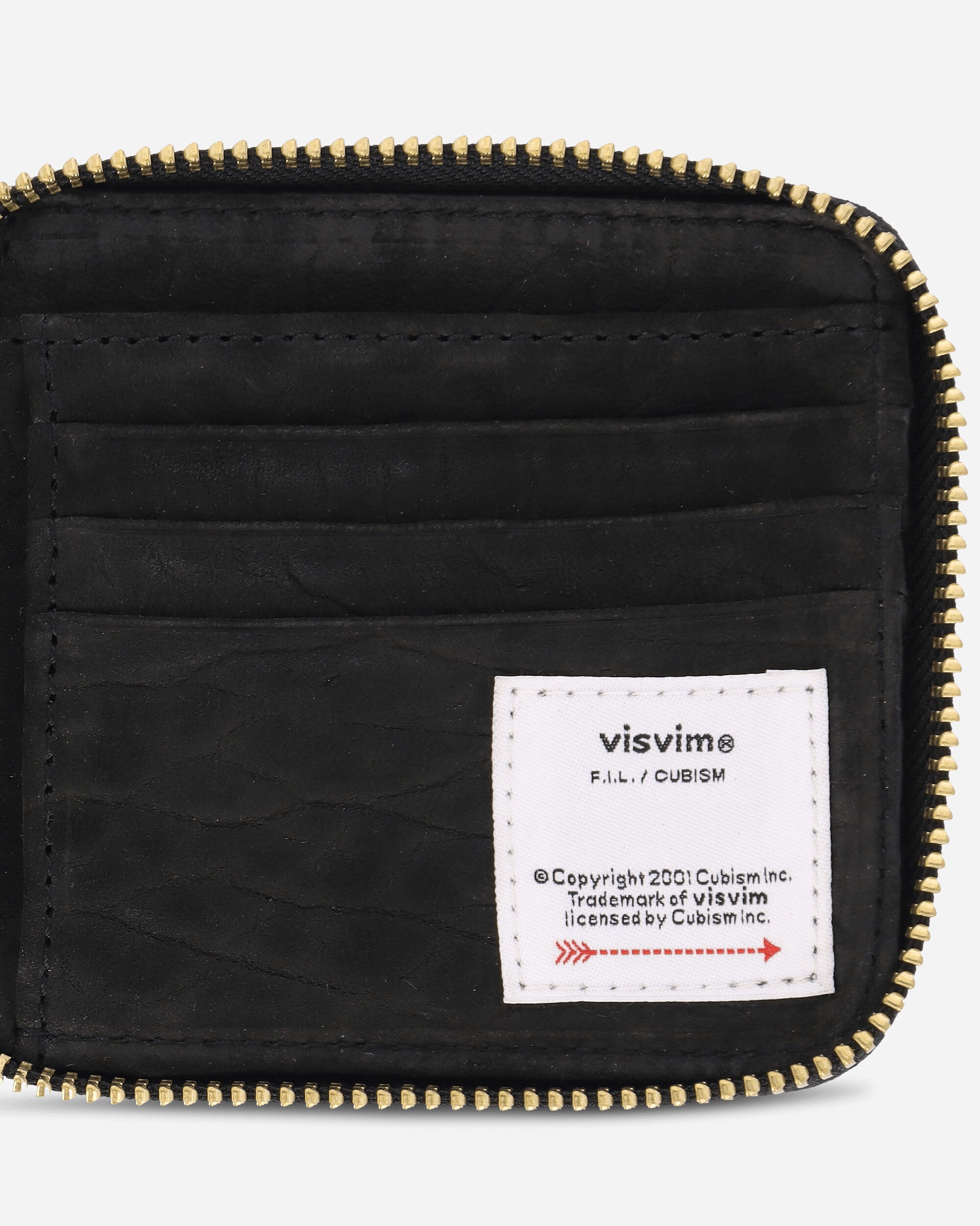 visvim Suede Bi-Fold Wallet Black Wallets and Cardholders Zip Wallets 0125203003024 1