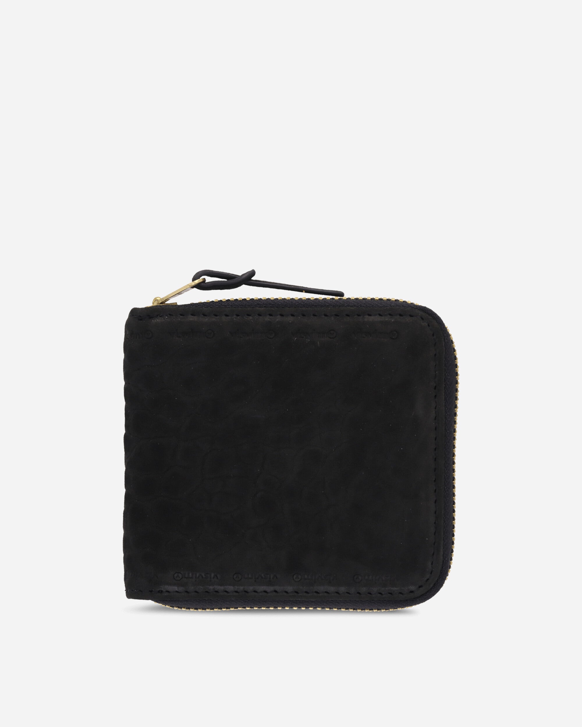 visvim Suede Bi-Fold Wallet Black Wallets and Cardholders Zip Wallets 0125203003024 1