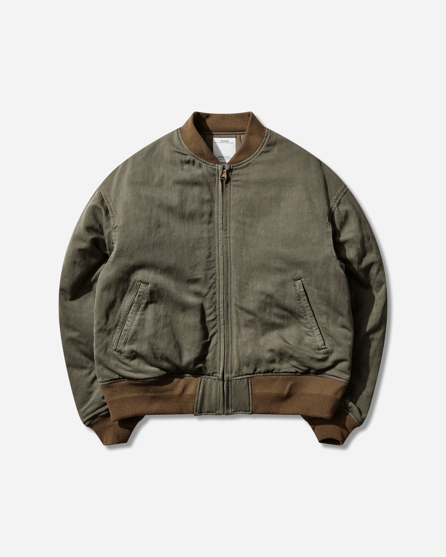visvim Barton Down Jkt Olive Coats and Jackets Bomber Jackets 0126105013005 1