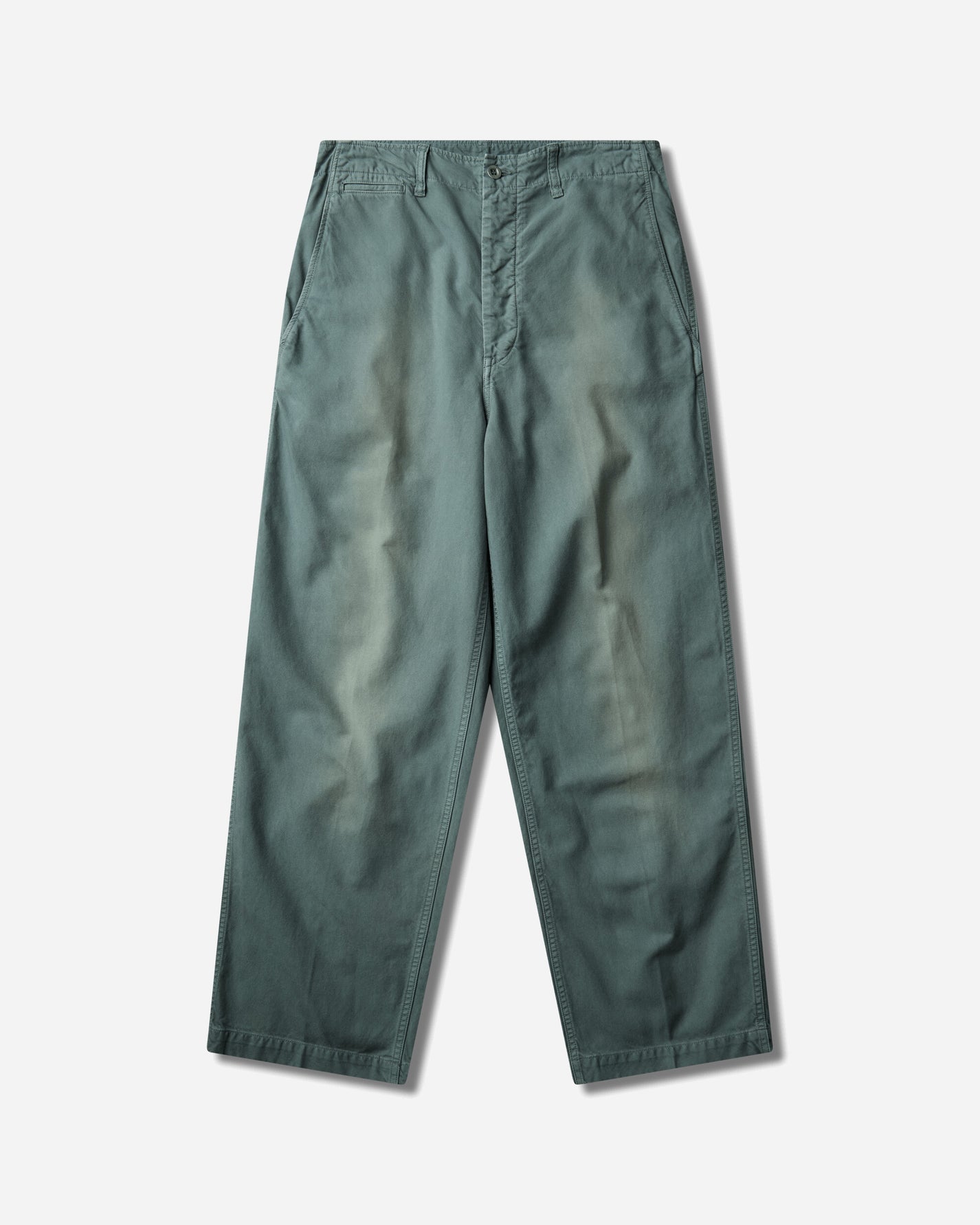 visvim Broader Chino Dmgd Lt Green Pants Chinos 0126305008001 LTGREEN