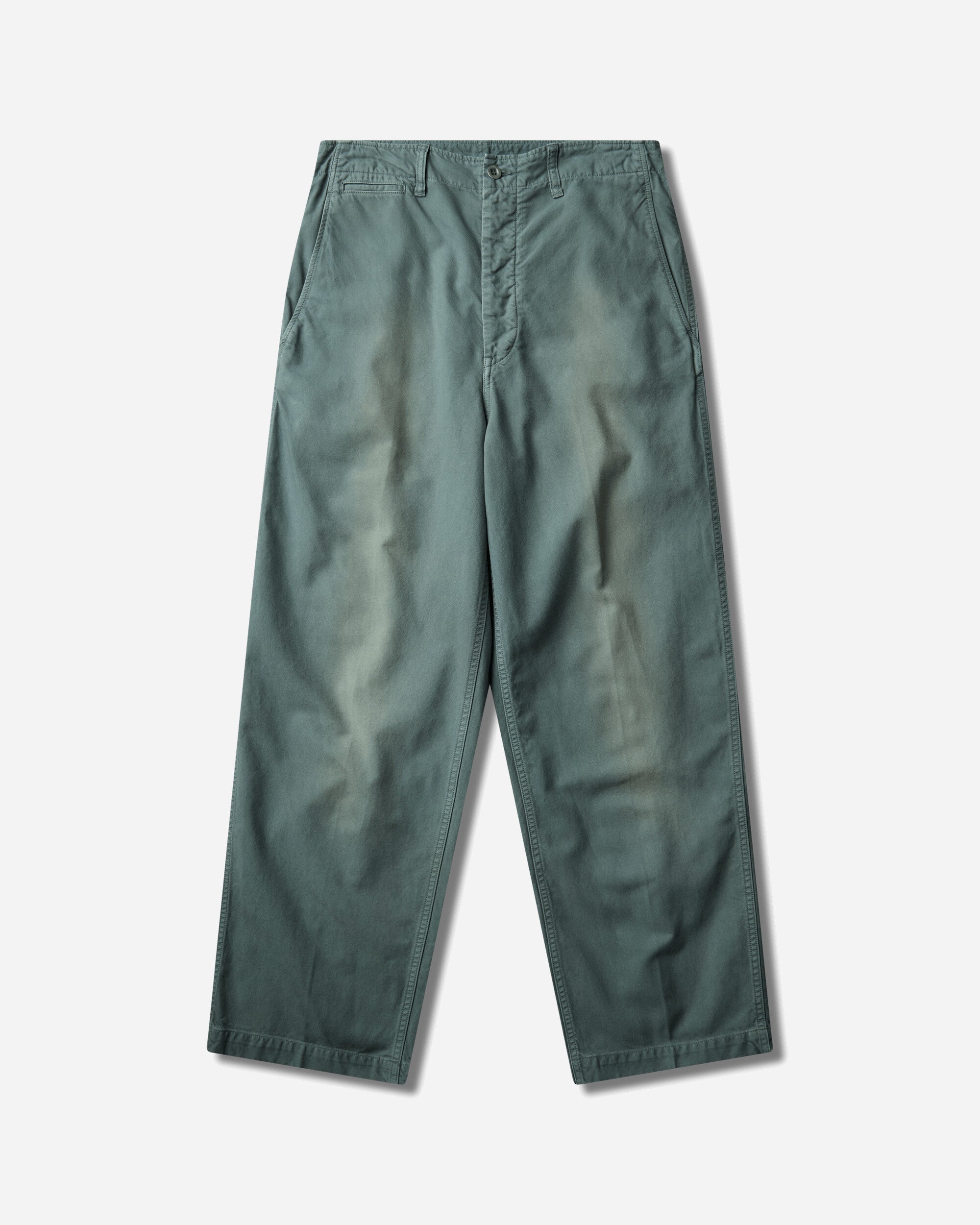 visvim Broader Chino Dmgd Lt Green Pants Chinos 0126305008001 LTGREEN