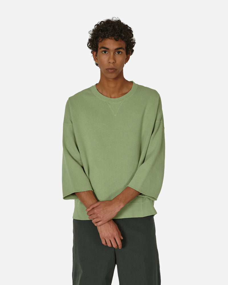 visvim Amplus SB 3/4 DMGD Sweatshirt Light Green - Slam Jam