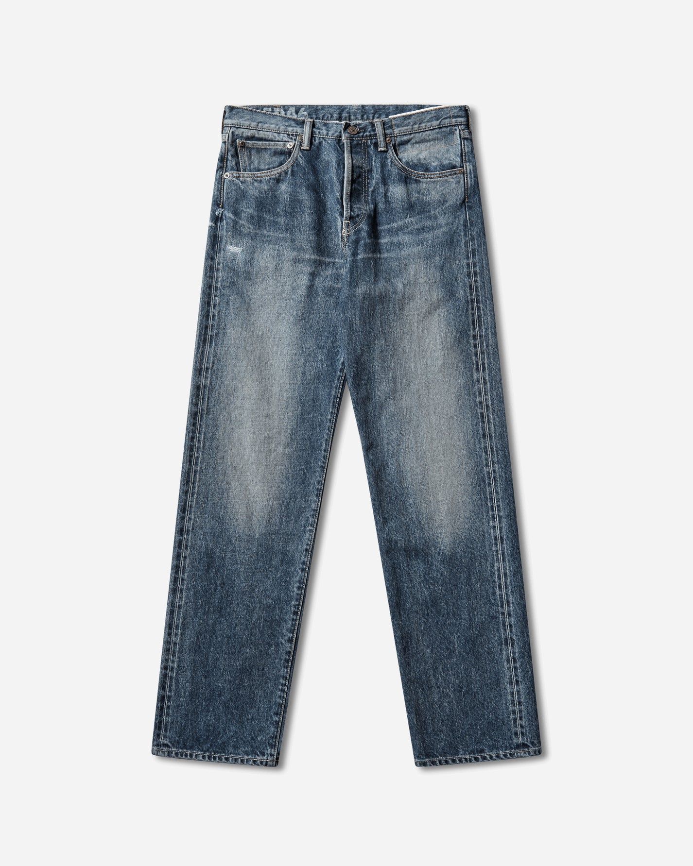 visvim Social Sculpture 01 Narrow Dmgd-46 Indigo Pants Denim 0126105005008 1