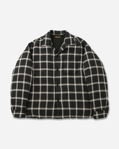 visvim Keesey Check Down Jkt Black Coats and Jackets Down Jackets 0125305013002 1
