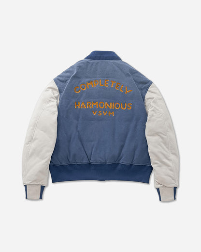 visvim Varsity Era Down Jkt Lt Indigo Coats and Jackets Down Jackets 0126105013015 2