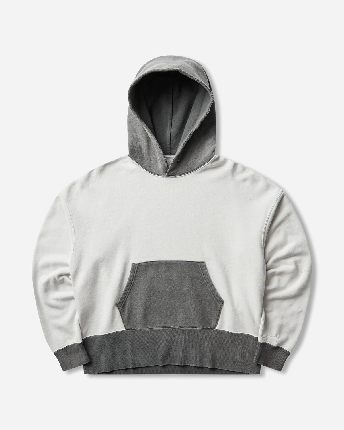 visvim Fellow Hoodie P.O. 2-Tone Crash Black Sweatshirts Hoodies 0126205010020 BLK