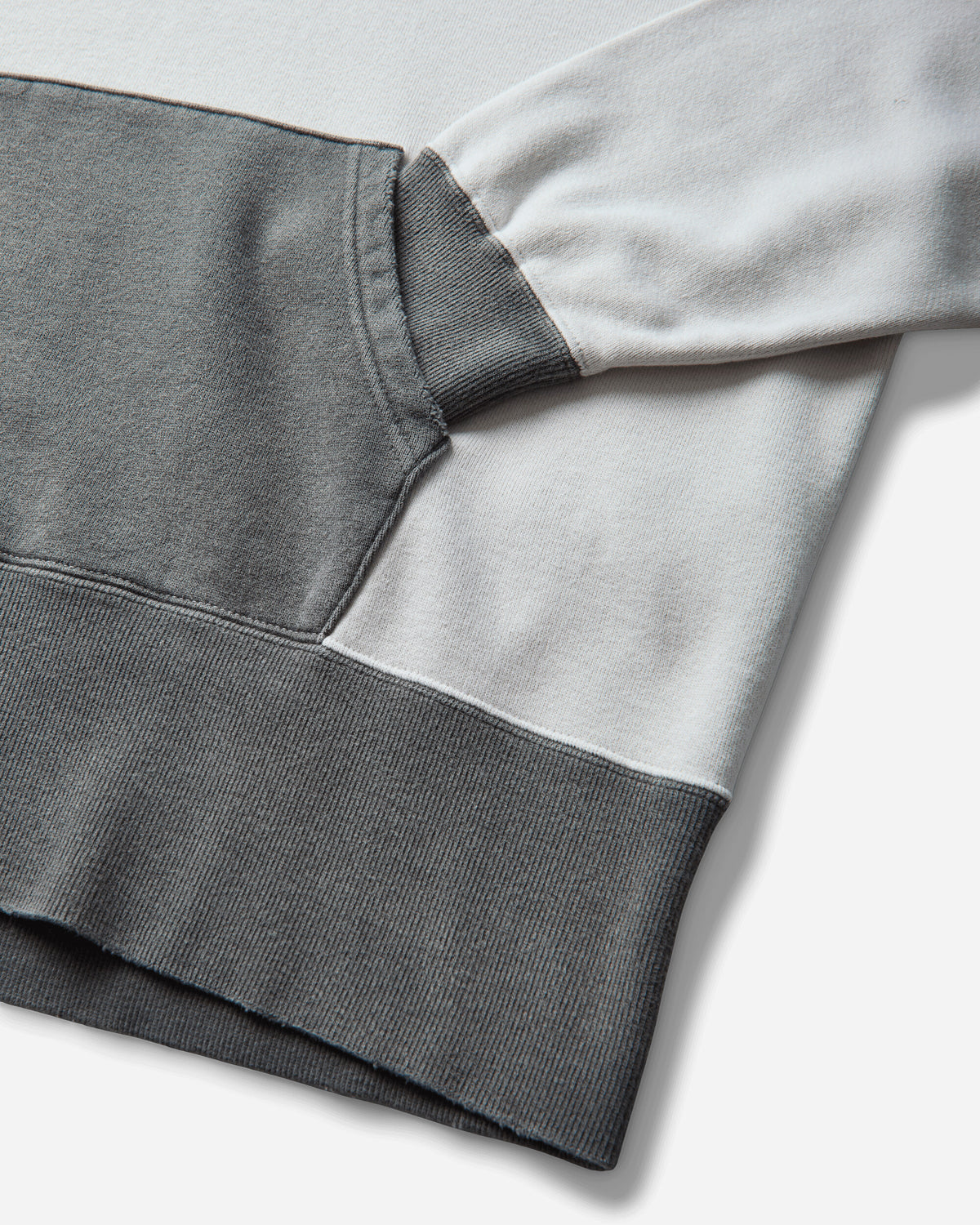 visvim Fellow Hoodie P.O. 2-Tone Crash Black Sweatshirts Hoodies 0126205010020 BLK