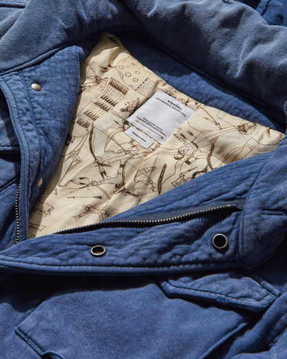 visvim Bickle Era Down Navy Coats and Jackets Jackets 0125205013025 1