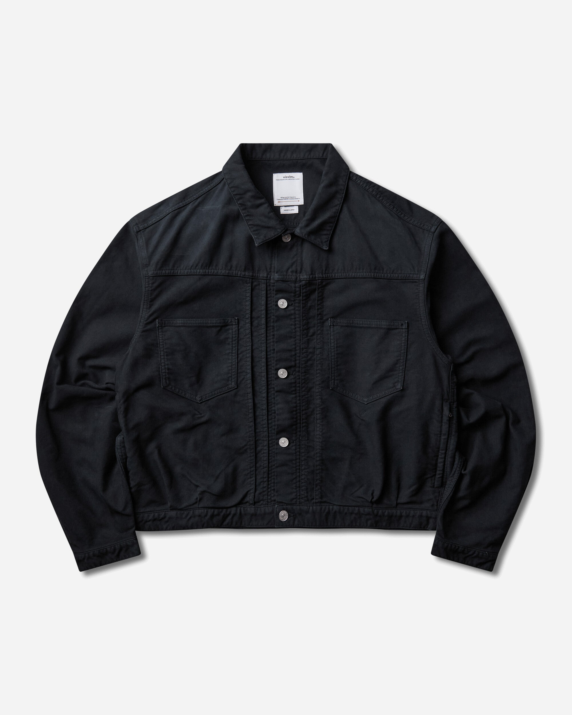visvim Chore Jkt G.Cords Black Coats and Jackets Jackets 0126305013002 BLACK