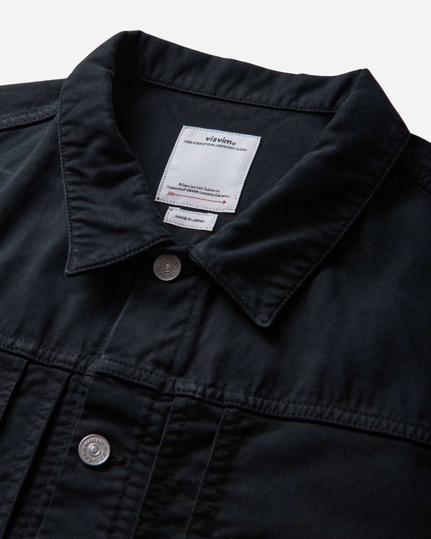 visvim Chore Jkt G.Cords Black Coats and Jackets Jackets 0126305013002 BLACK