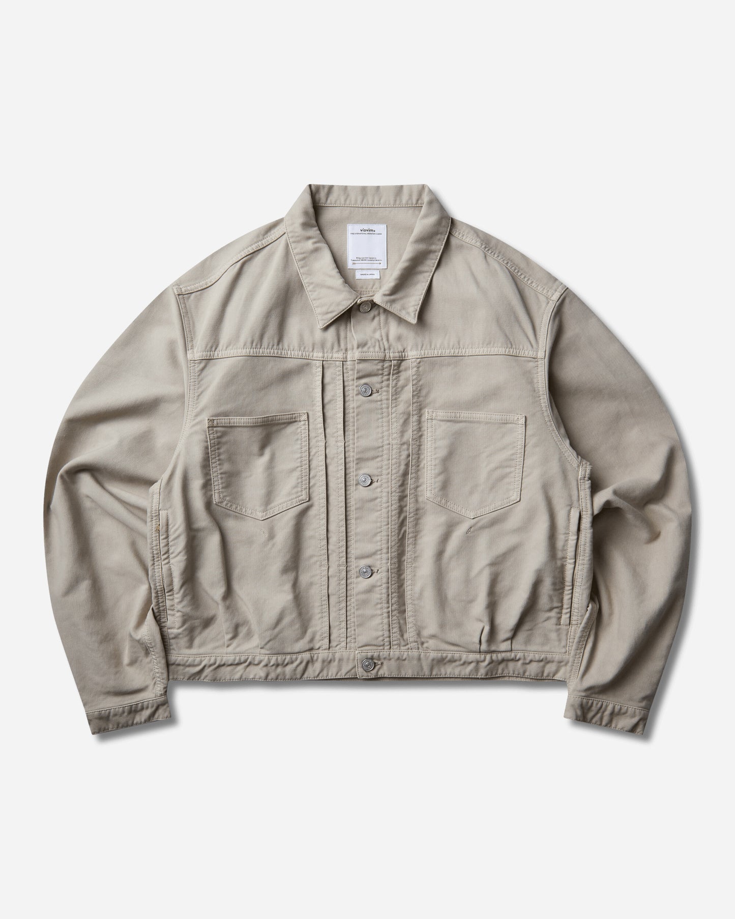 visvim Chore Jkt G.Cords Ivory Coats and Jackets Jackets 0126305013002 IVORY