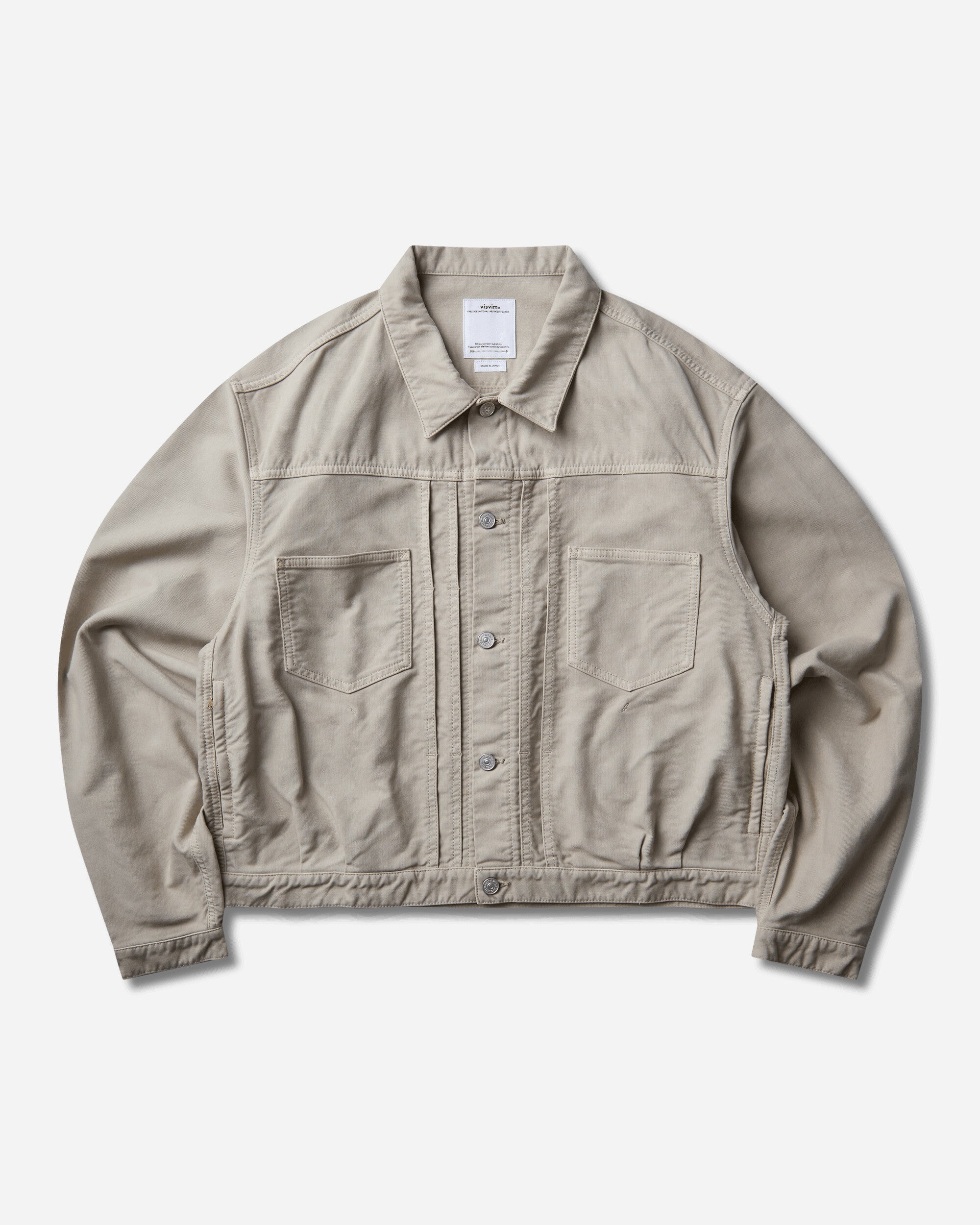 visvim Chore Jkt G.Cords Ivory Coats and Jackets Jackets 0126305013002 IVORY