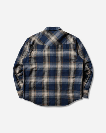 visvim Four Corners Check L/S Blue Shirts Longsleeve Shirt 0125205011017 1