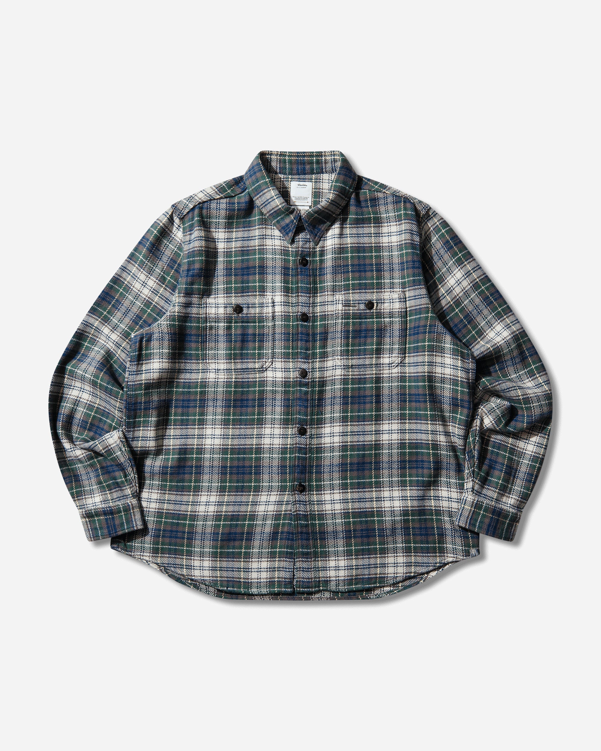 visvim Larrikan Check L/S Green Shirts Longsleeve Shirt 0126105011014 1