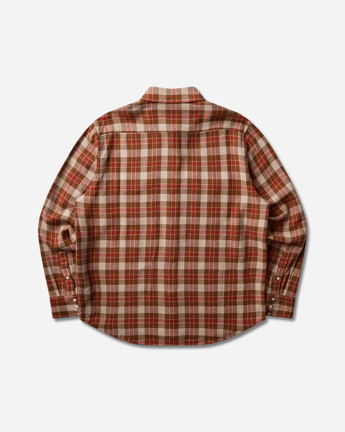 visvim Meridian Check L/S Red Shirts Longsleeve Shirt 0126205011014 RD