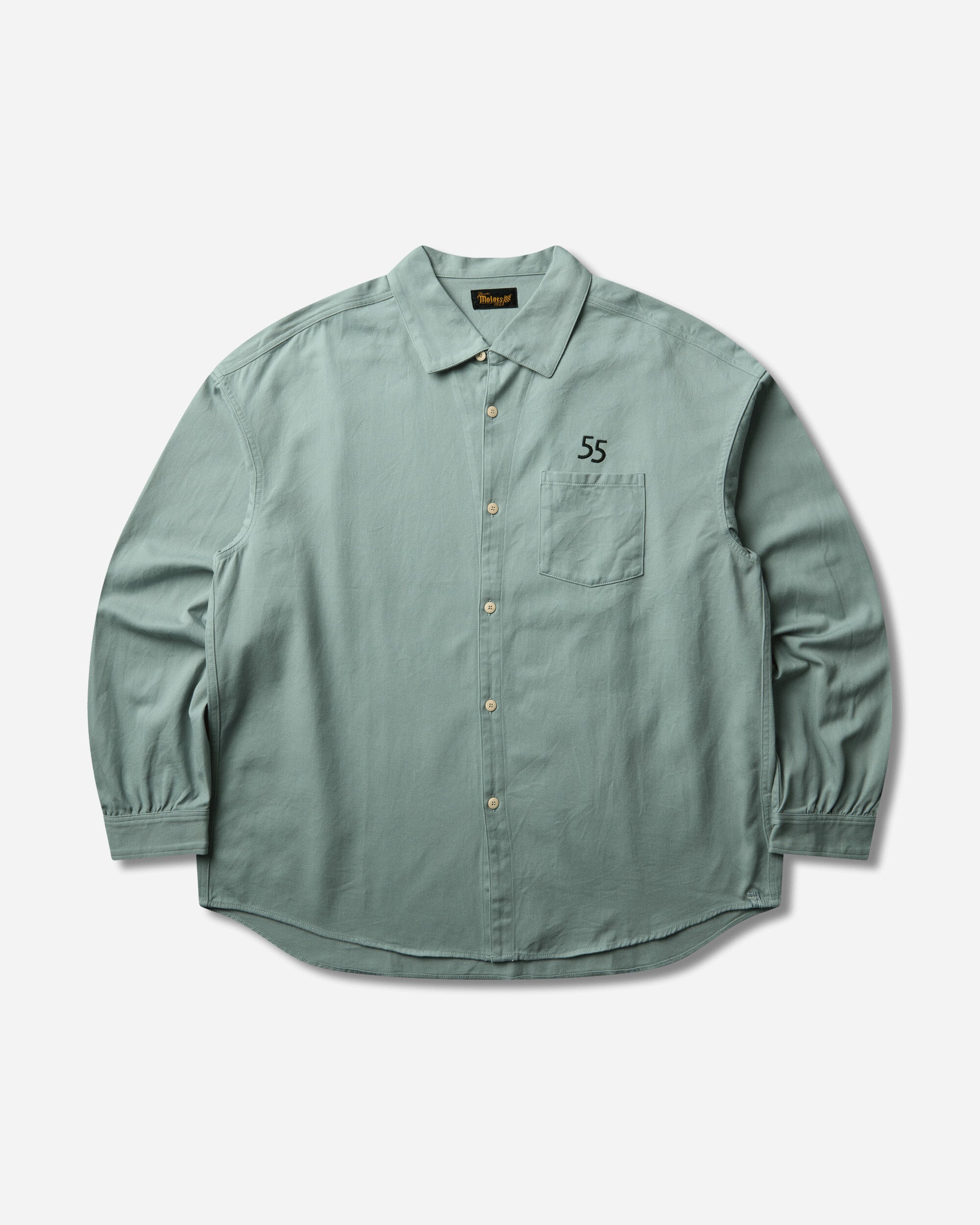 visvim Palmer L/S Lt.Green Shirts Longsleeve Shirt 0125305011004 2