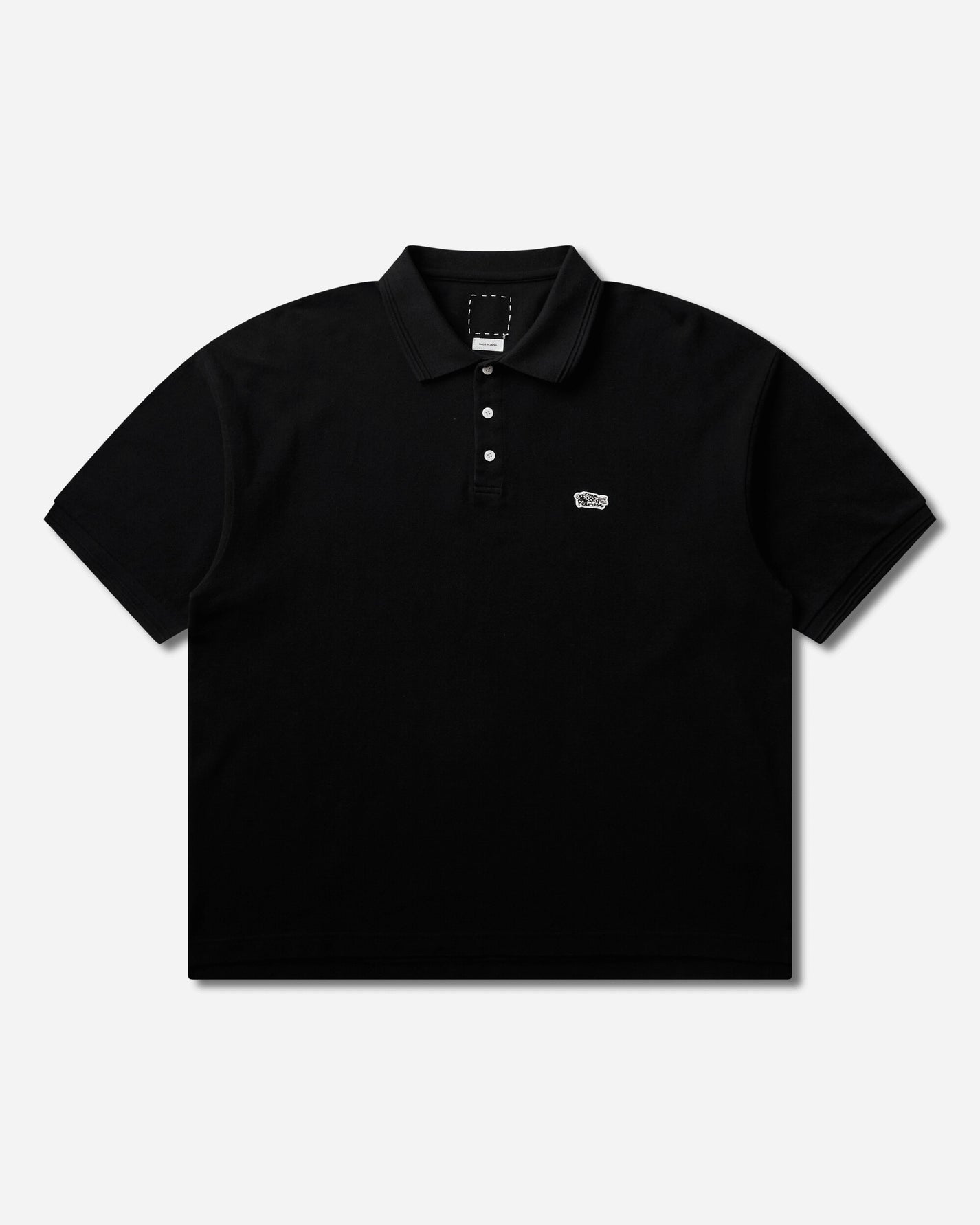 visvim Mondo Weller S/S Black T-Shirts Polo 0126305010003 BLACK